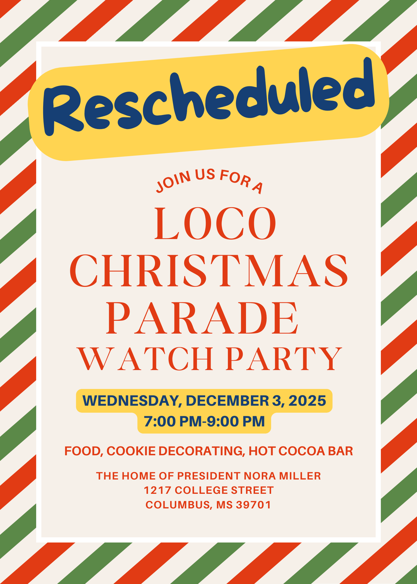 Lowndes 2025 Holiday Party Rescheduled
