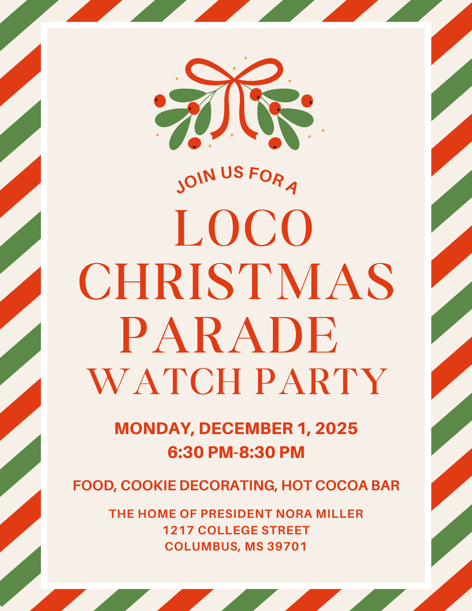 Lowndes Holiday Party 2025 Invitation